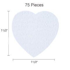 Custom Heart Shaped Jigsaw Puzzle