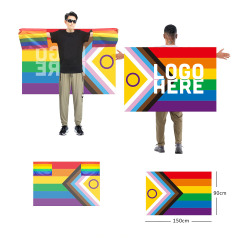 3' x 5' New Progress Pride Wraps