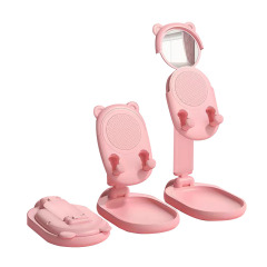 Foldable Phone Stand With Mirror