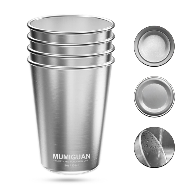 Custom 304 Stainless Steel Pint Cup