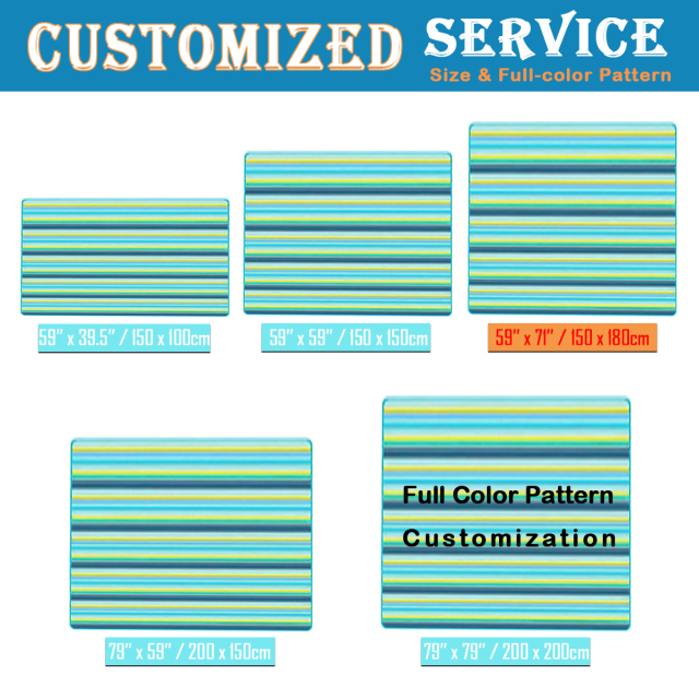 Custom Polyester Foldable Blanket