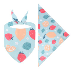 Printing Dog Triangle Kerchief Bibs