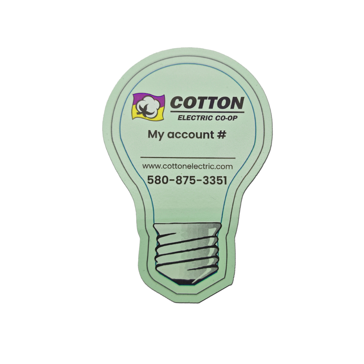 Custom 3'' Shaped Glow Decorative Magnets