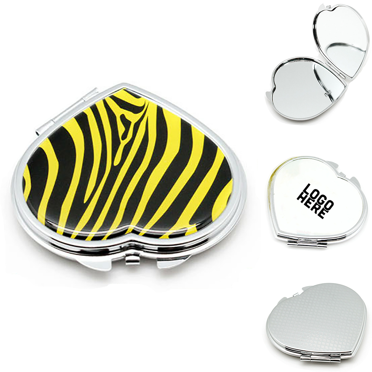 Heart Shape Foldable Mirror