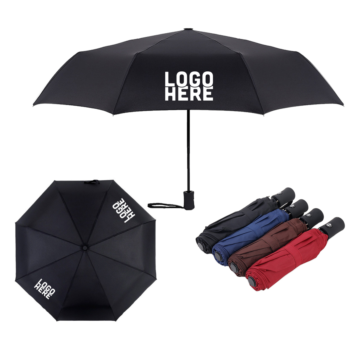 46" Arc  Automatic Foldable Umbrella