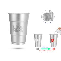 Color-Changing Aluminum Cups
