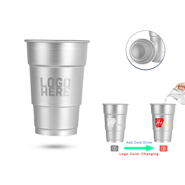 Color-Changing Aluminum Cups