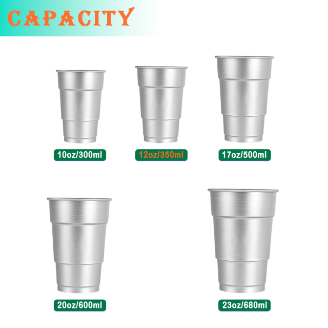 Color-Changing Aluminum Cups