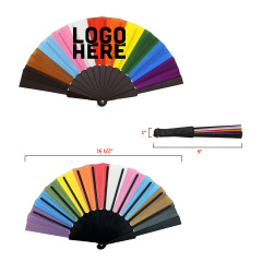 Progress Pride Handheld Chinese Fan