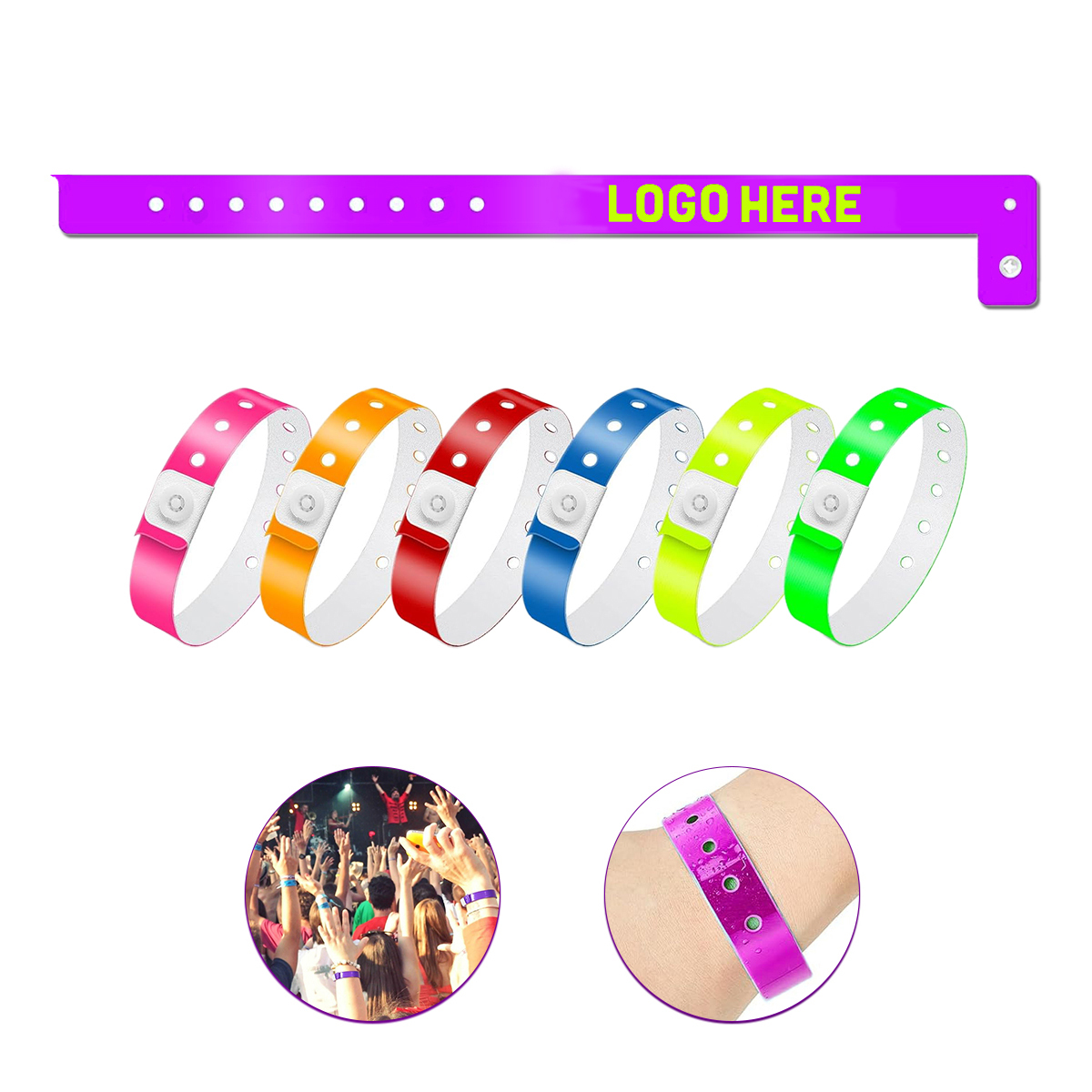 PVC Vinyl Wristband