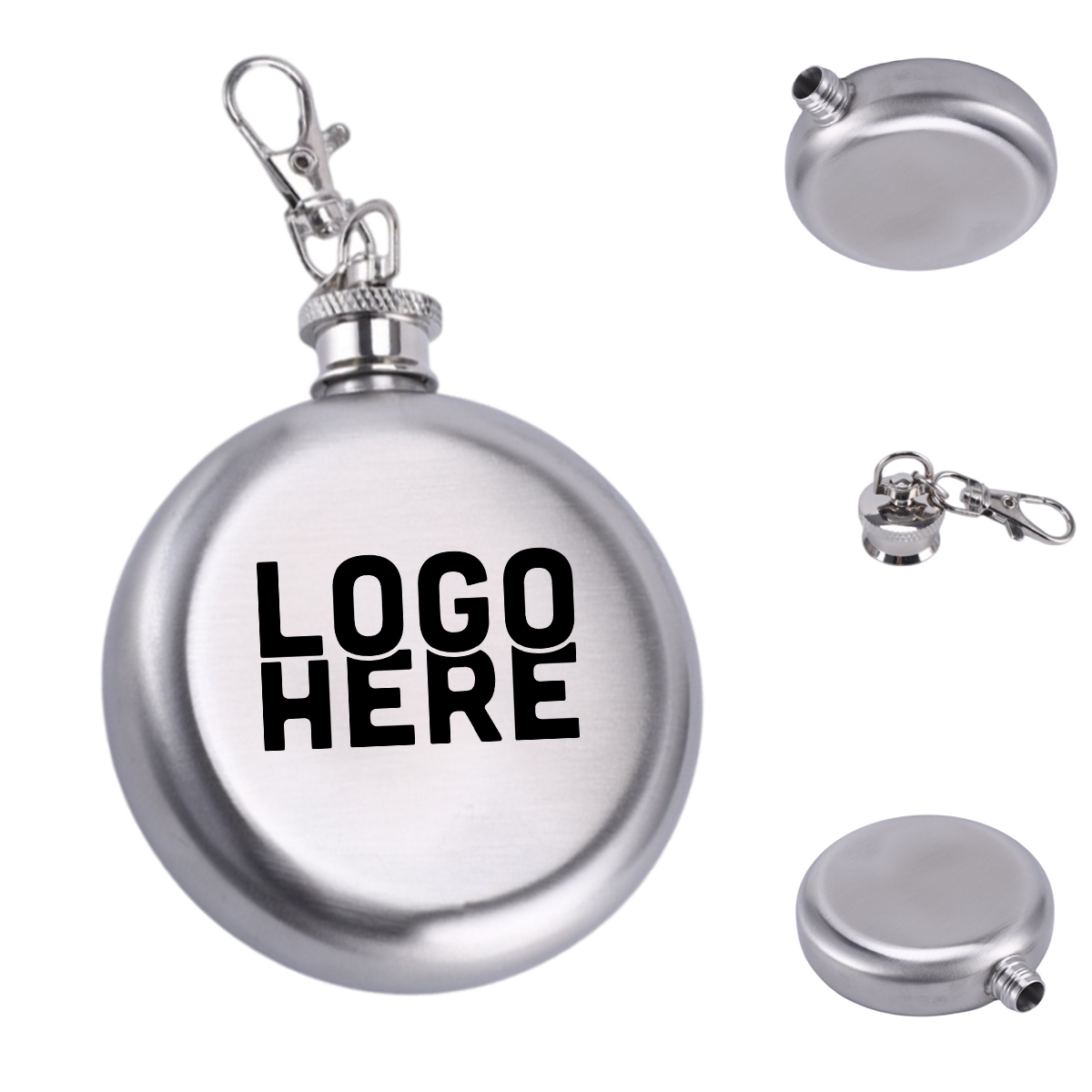 2oz Flask keychain