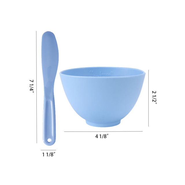 Collapsible Silicone Mask Mixing Set