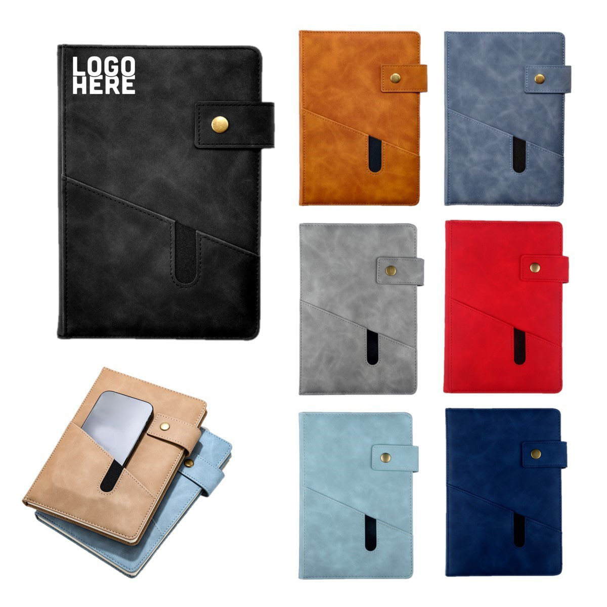 Multifunctional PU Leather Notebook