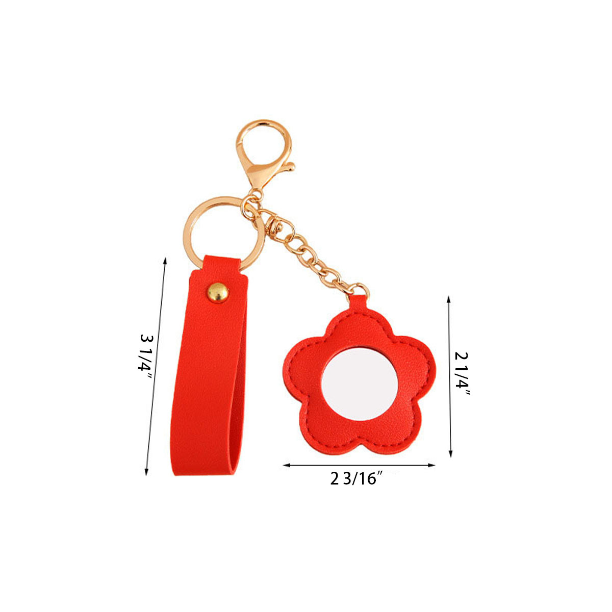 Makeup Mirror Keychain