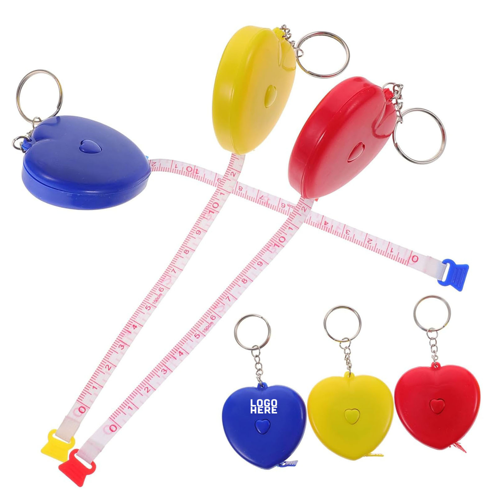 Soft Retractable Heart Measures