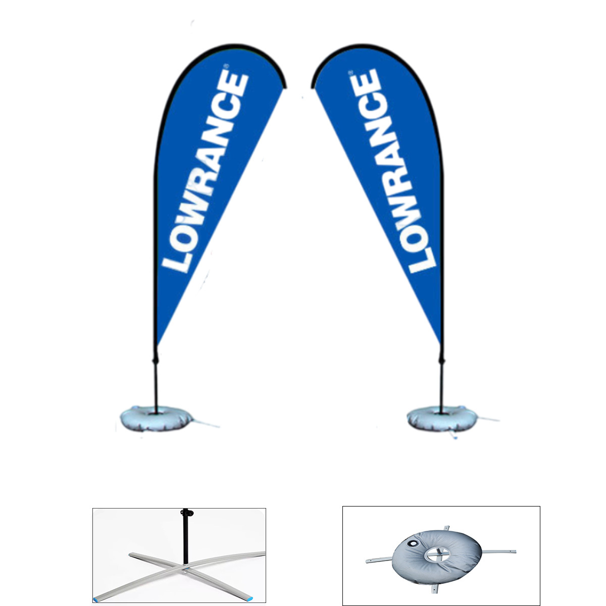 9'  Double Sided Flag