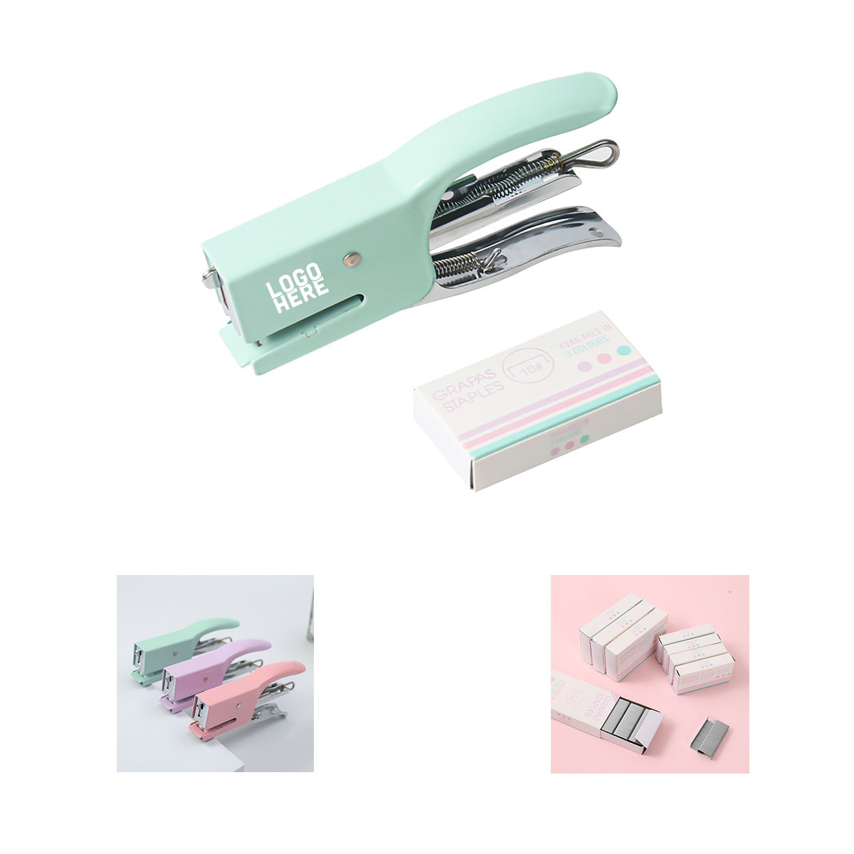 Metal Hand Stapler With Staples
