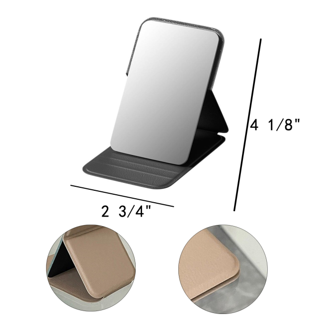 Standable PU Mini Mirror