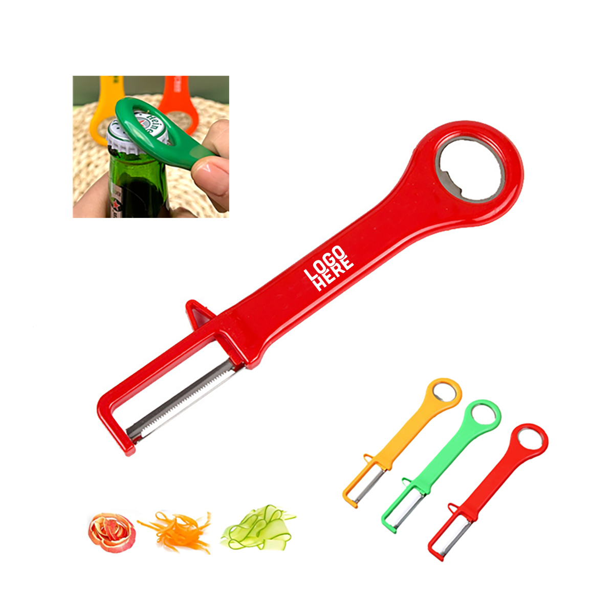 2 in 1 Fruit Peeler Bottle Opener