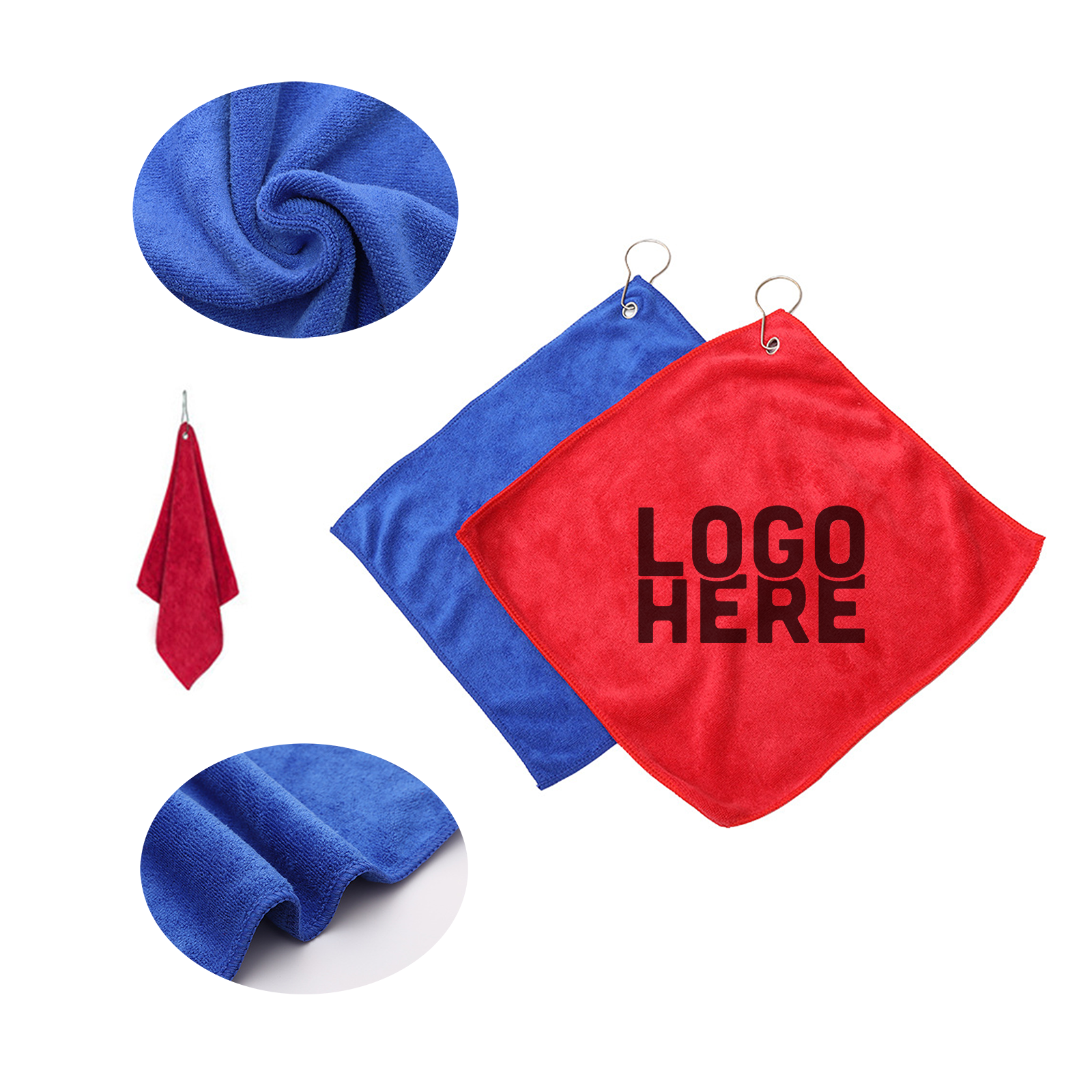 Square Golf Ball Cleaning Towel