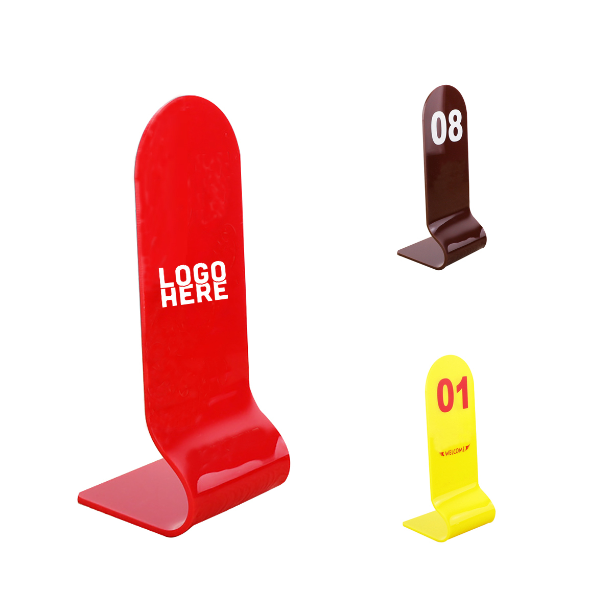 Acrylic Table Standing Sign