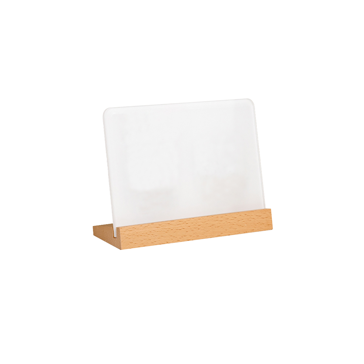 Acrylic Table Sign w/ Wood Stand