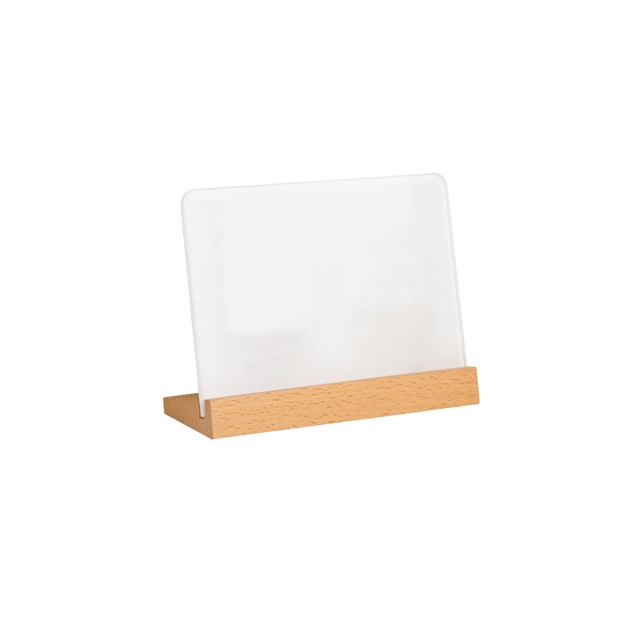 Acrylic Table Sign w/ Wood Stand