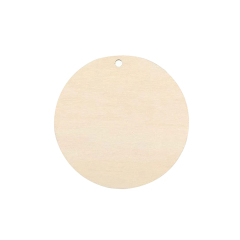 Round Wooden Ornaments