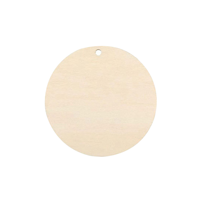 Round Wooden Ornaments