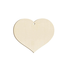 Natural Heart Wood Slices