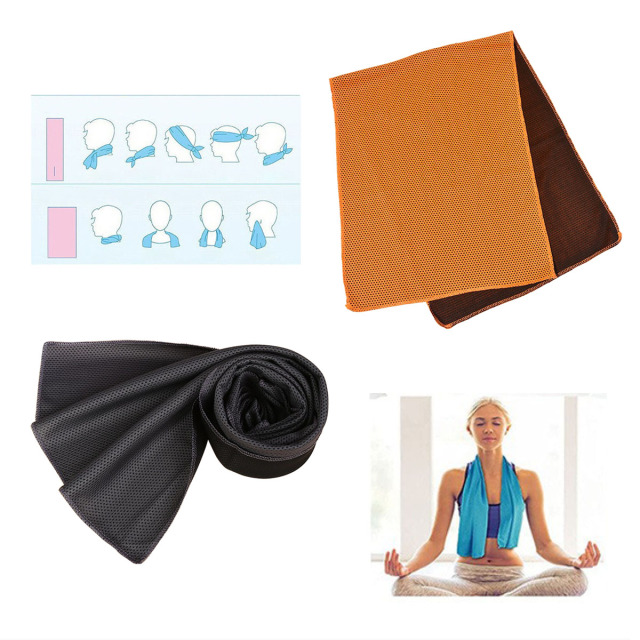 39 3/8" L x 11 3/4" W Soft Breathable Cooling Towel