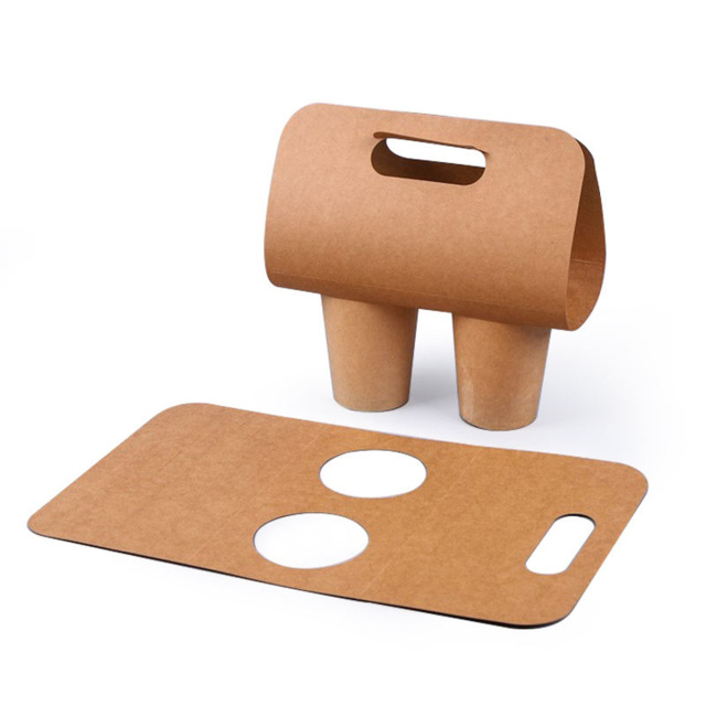 Disposable Two Cups Drink Carrier