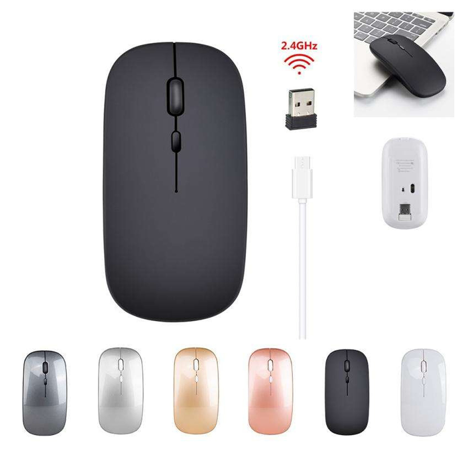 Wireless USB Computer Mouse
