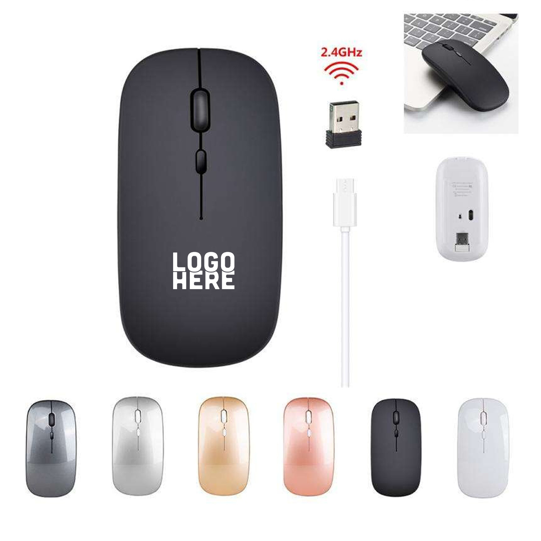 Wireless USB Computer Mouse
