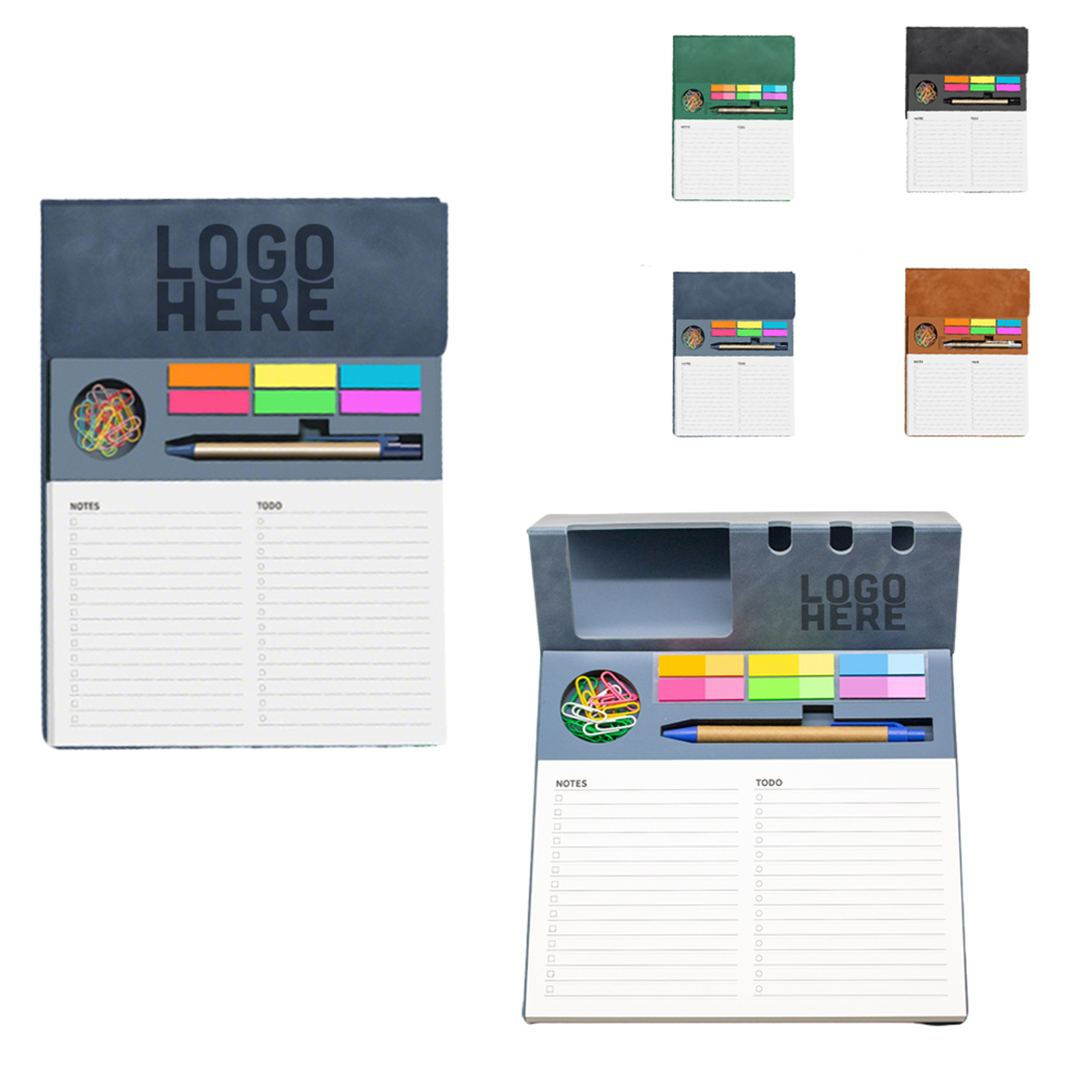 Notebook Set With Sticky Notes