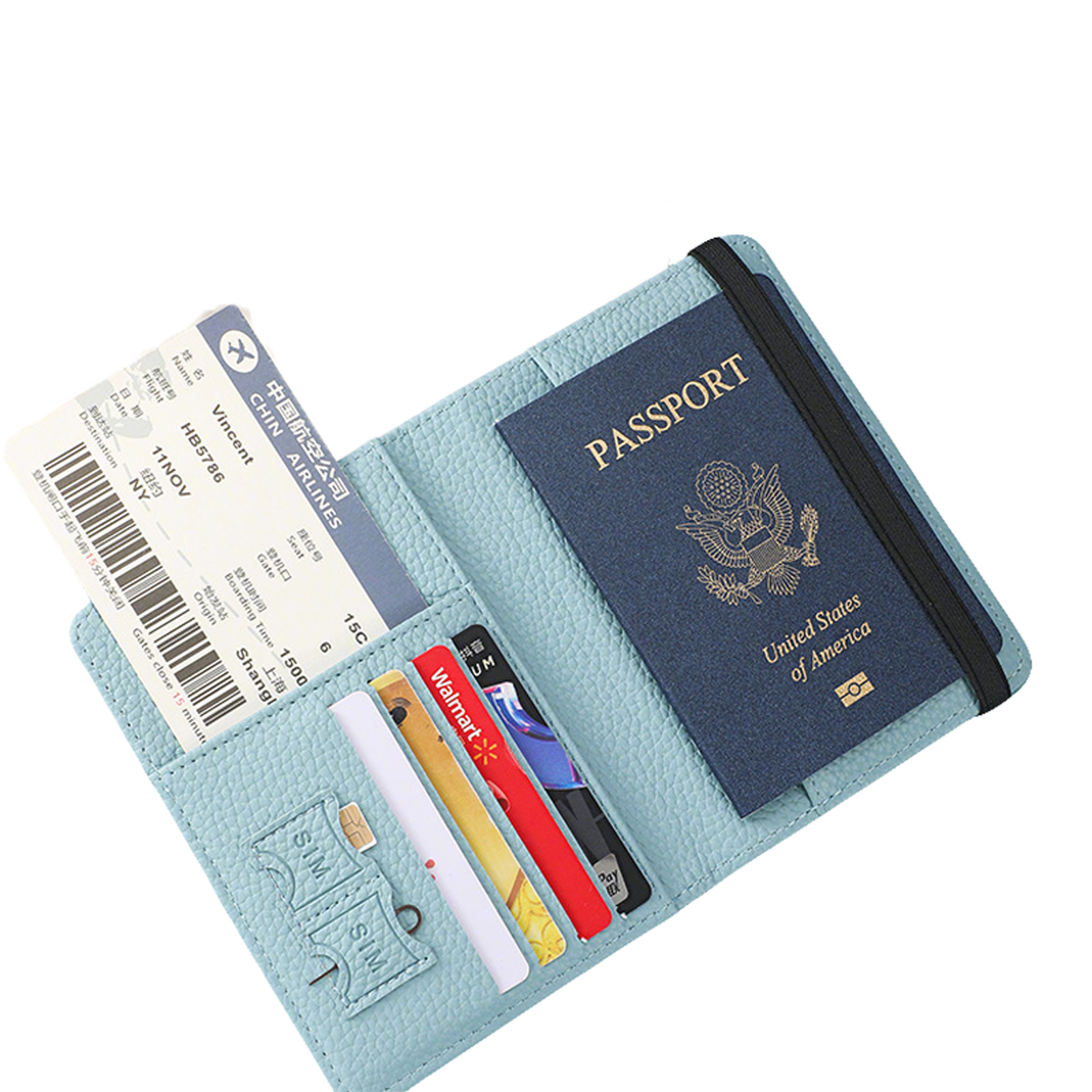 Travel Wallet with Card Slots