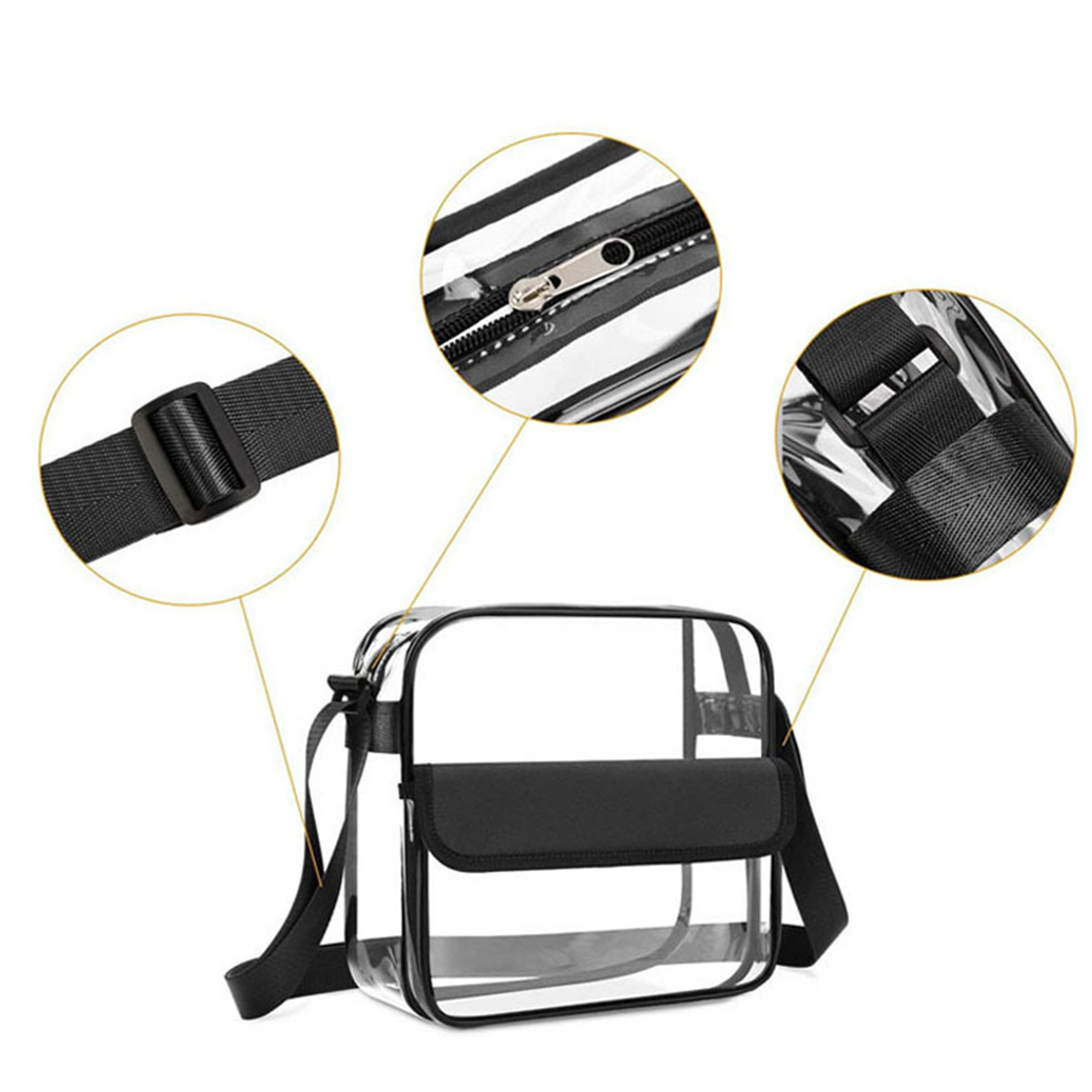 Clear Waterproof Shoulder Bag