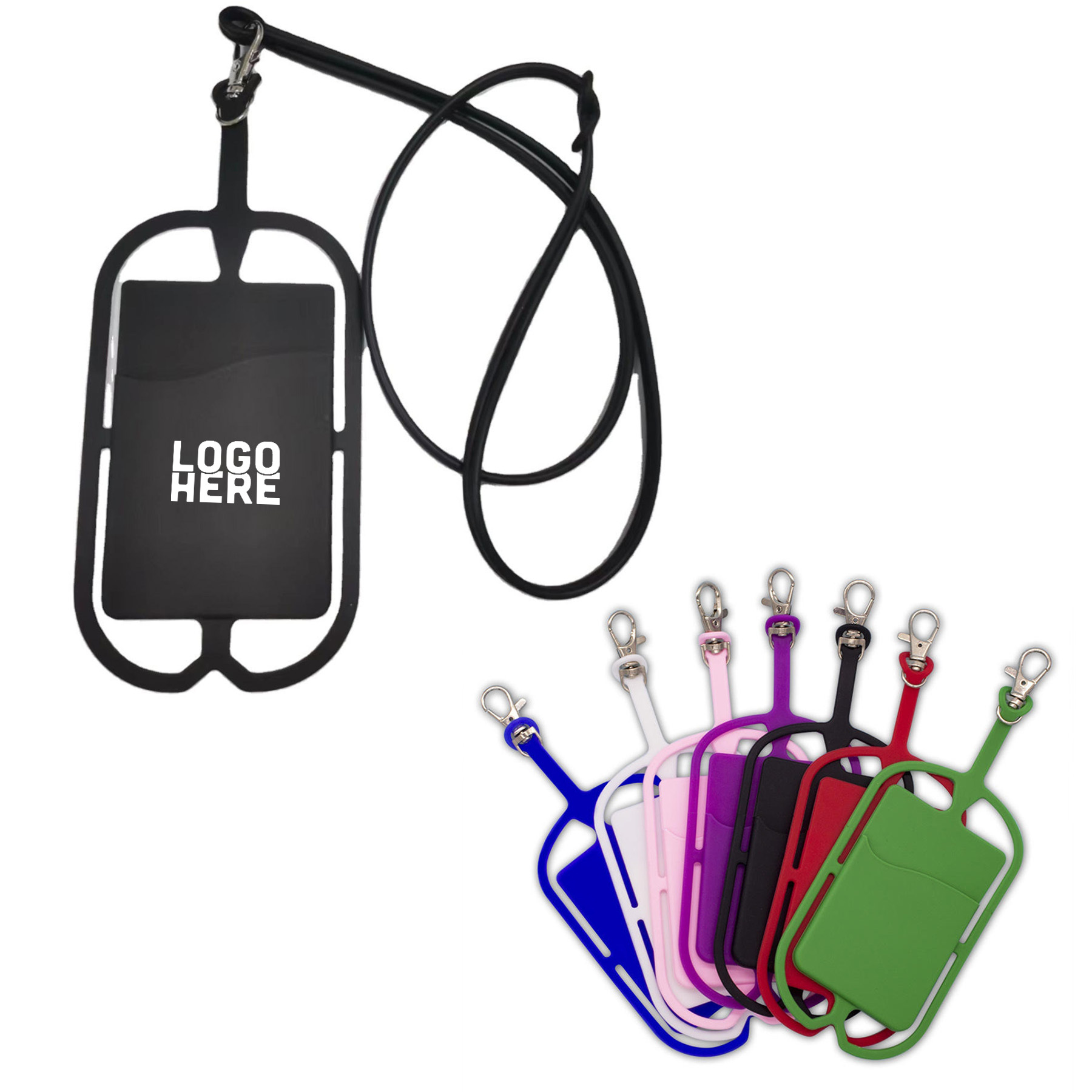 Phone Card Holder w/Lanyard
