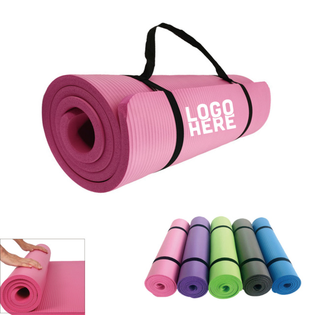 Yoga Mat with Elastic Strap
