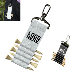 Leather Golf Tee Holder