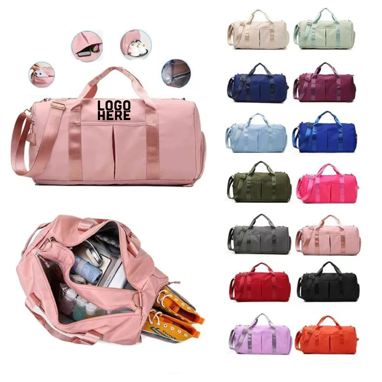 MOQ50PCS Sport Duffel Bag