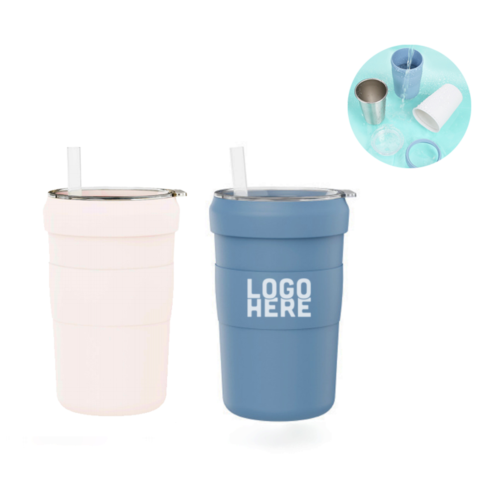 Double Layer Quick Cooling Cup