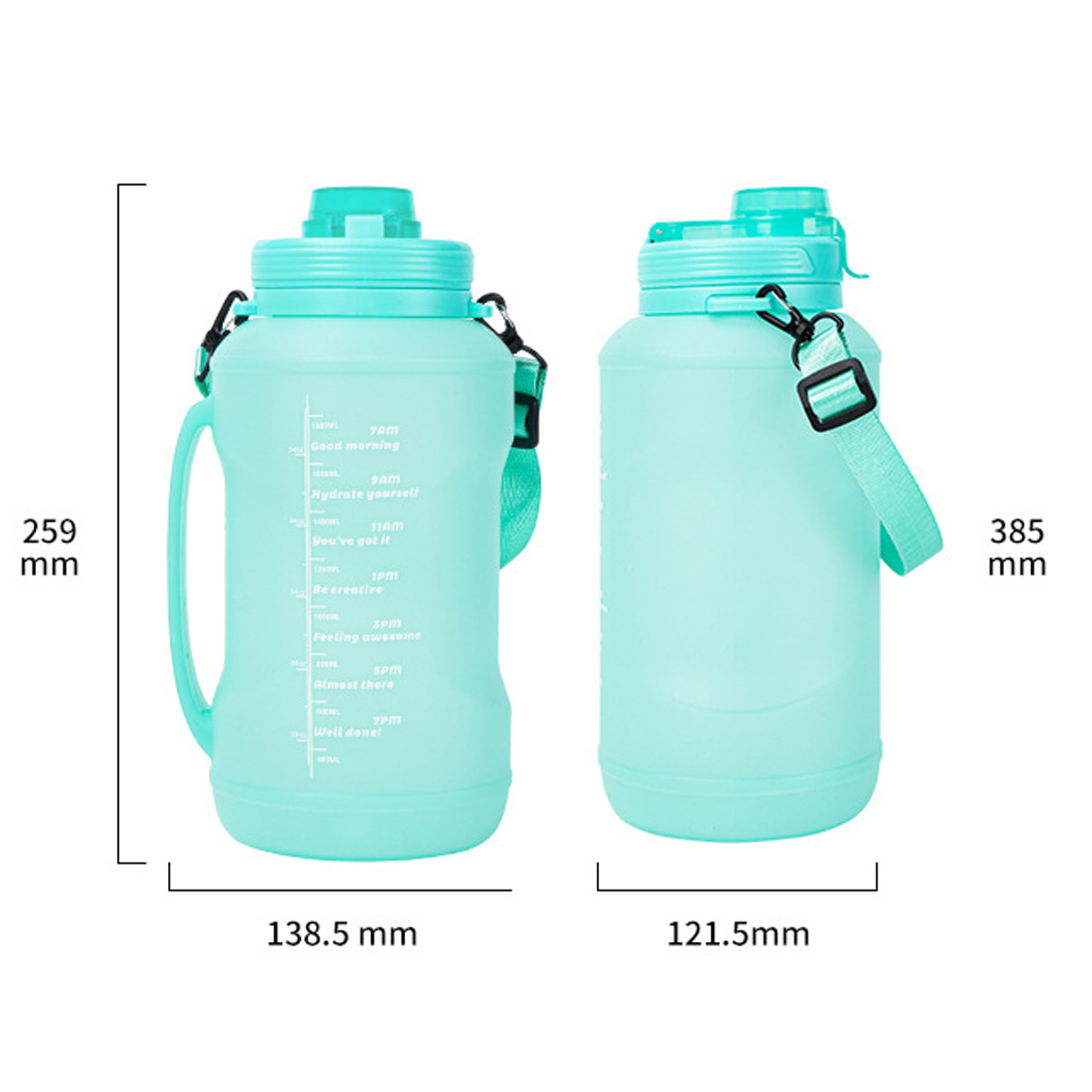 1 Gallon Reusable Folding Water Jug