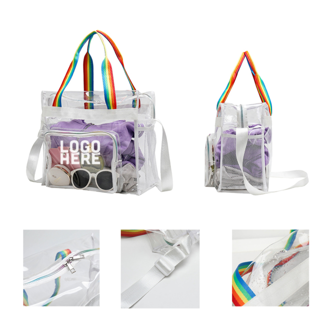 Large Capacity Waterproof Clear Gym & Concert Tote Bag
