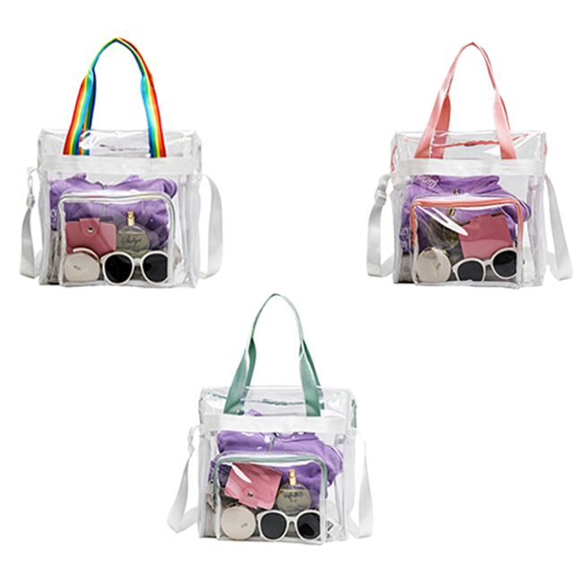 Large Capacity Waterproof Clear Gym & Concert Tote Bag