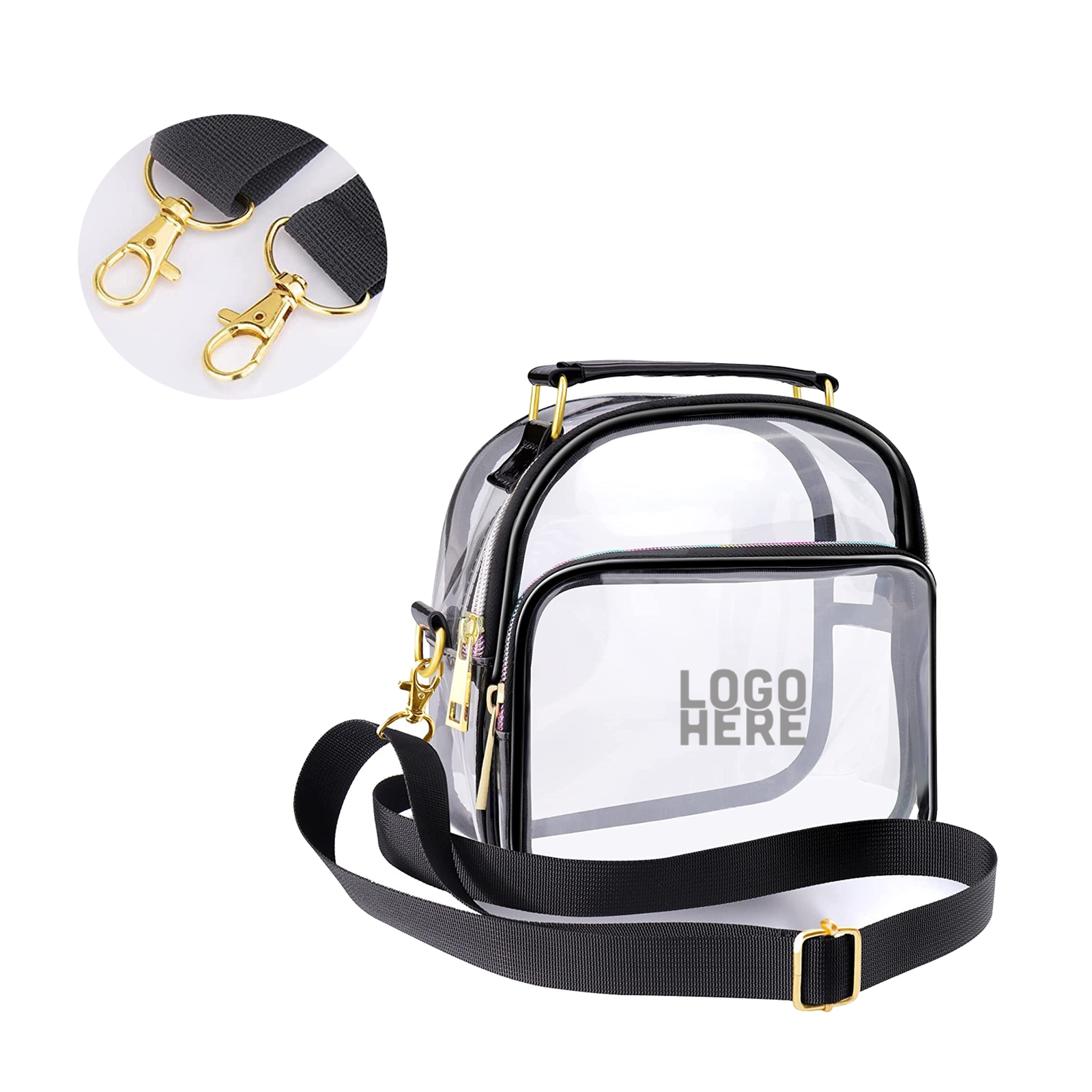 Clear Transparent Crossbody Bag