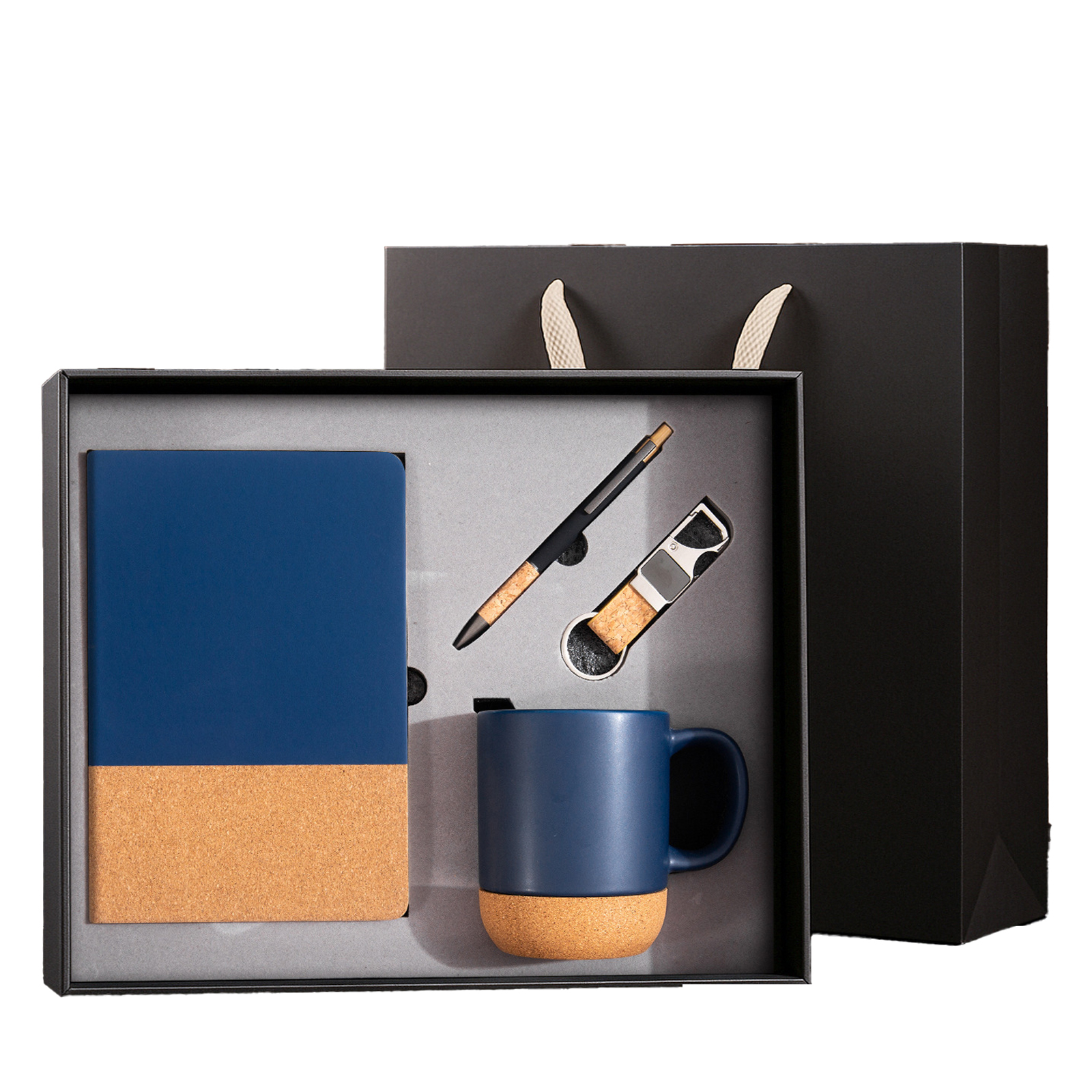 Welcome New Hire Gift Set with Notebook, Keychain, Pen & Mug