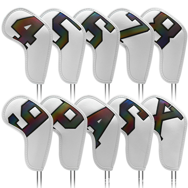 Golf Iron Numbered Head Covers Set Of 10
