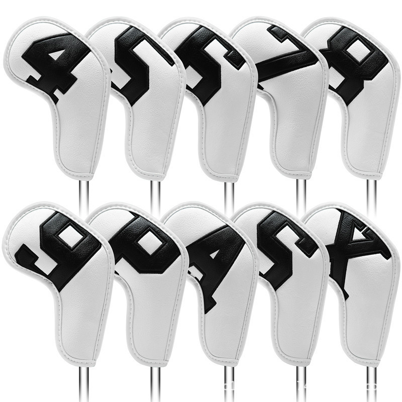 Golf Iron Numbered Head Covers Set Of 10