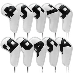 Golf Iron Numbered Head Covers Set Of 10